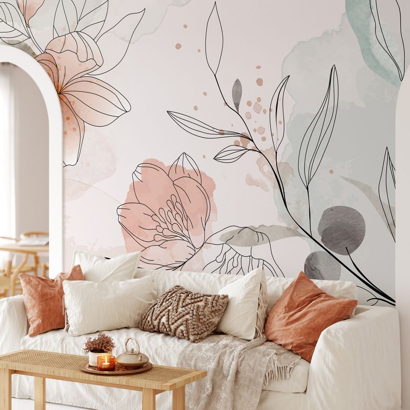 Bring In Hand-Drawn Floral Elements