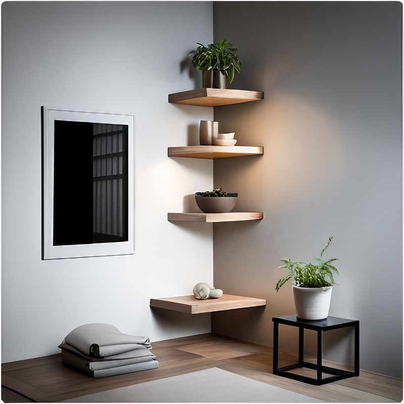 Install Corner Shelving