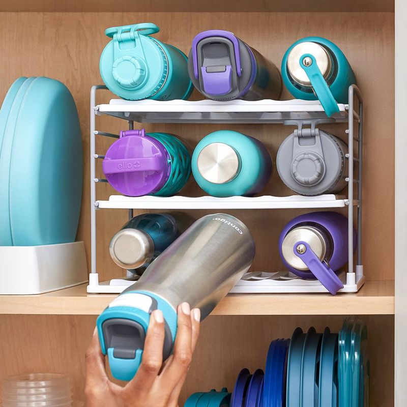 Extra Water Bottles and Travel Mugs