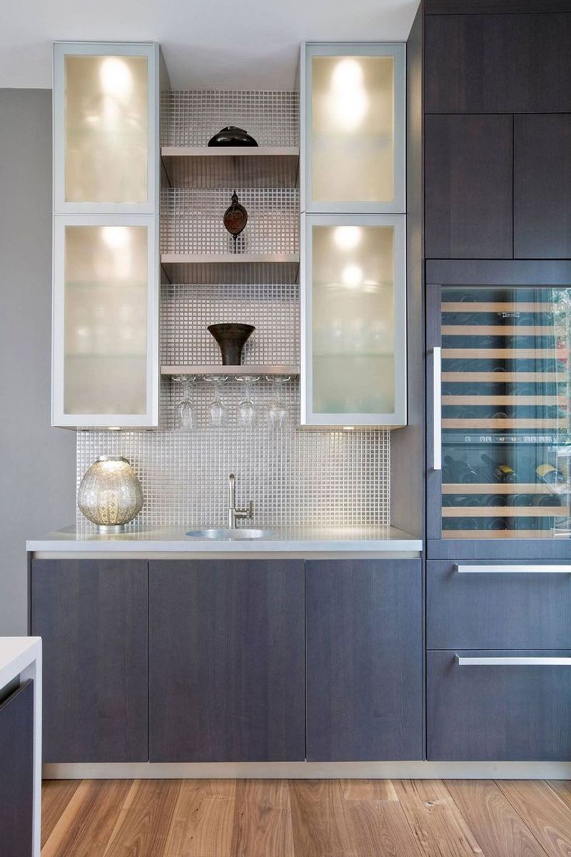 Frosted Glass Cabinet Inserts