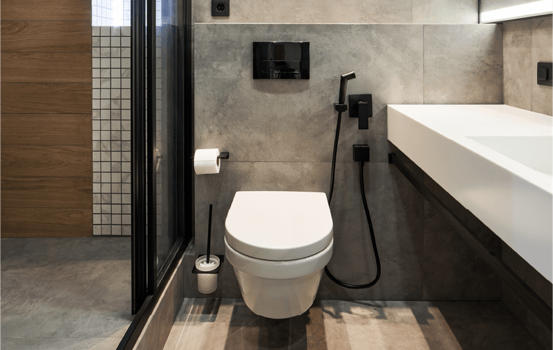 Wall-Mounted Toilet