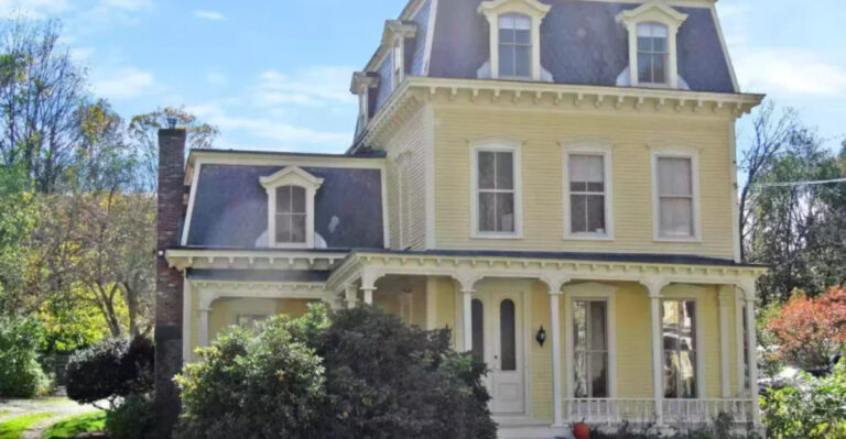 Vermont’s Gorgeous 1848 Second Empire Home With Ornate Details