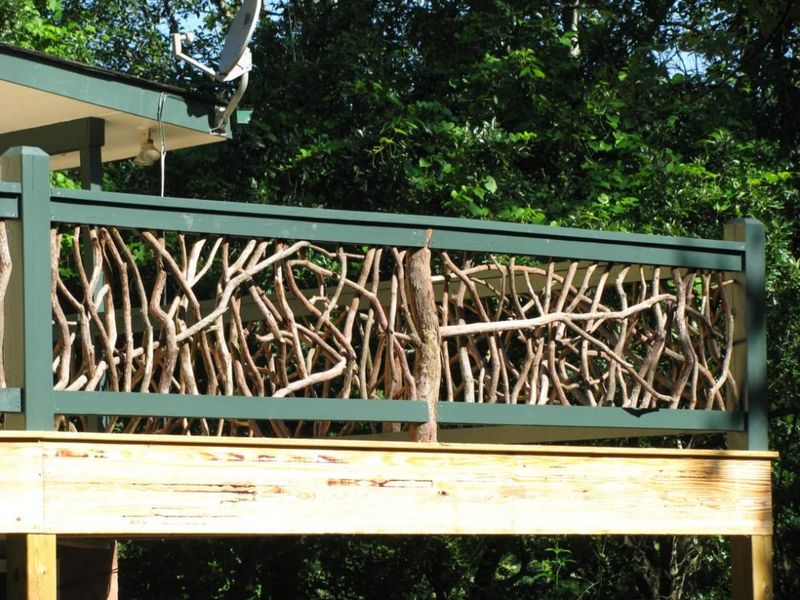 Sculptural Branch Railings