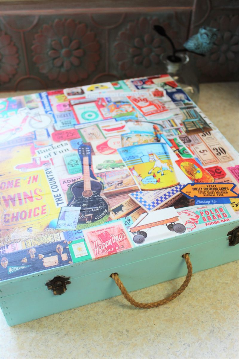 Travel Ticket Memory Chest