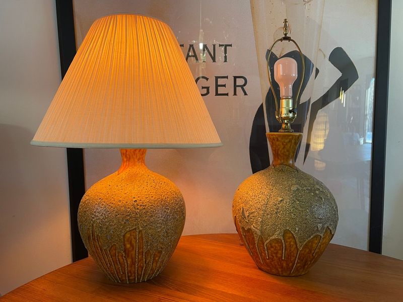 Studio Pottery Lamps