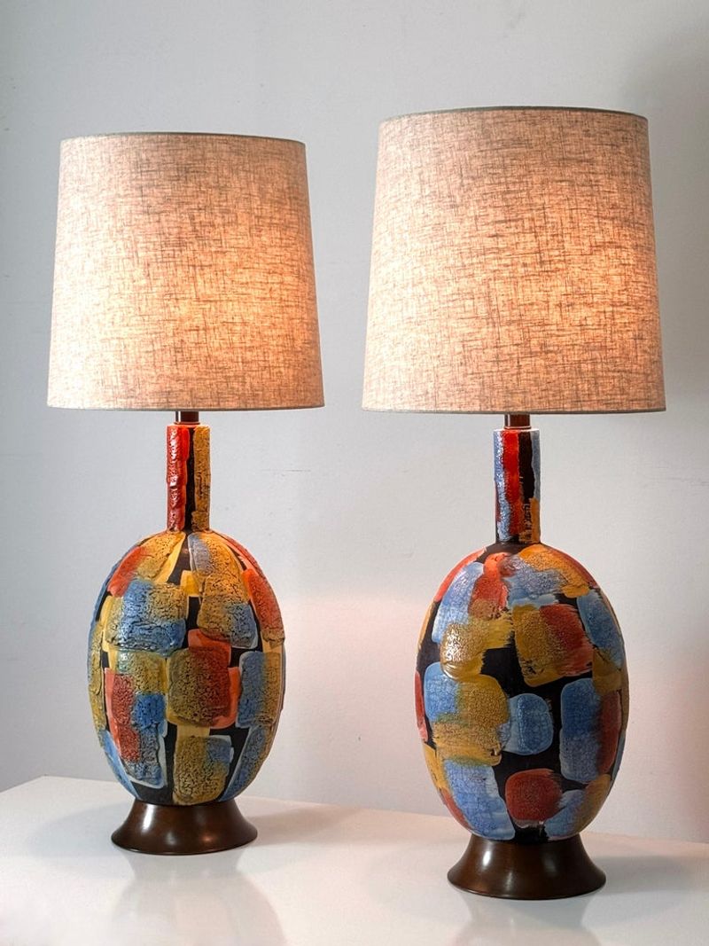 Midcentury Ceramic Table Lamps