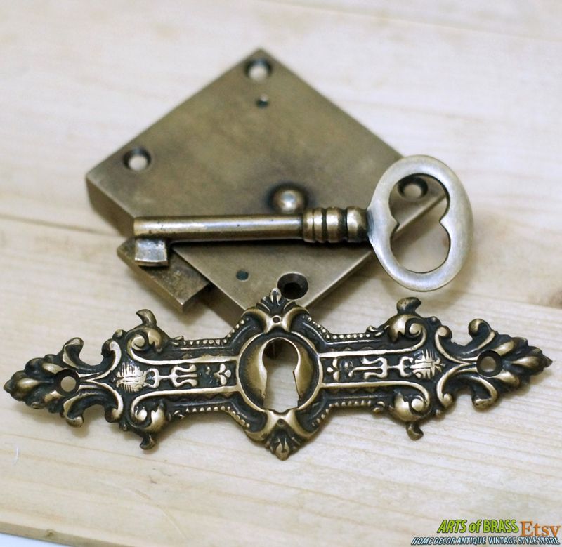 Vintage Bedroom Door Locks and Keys
