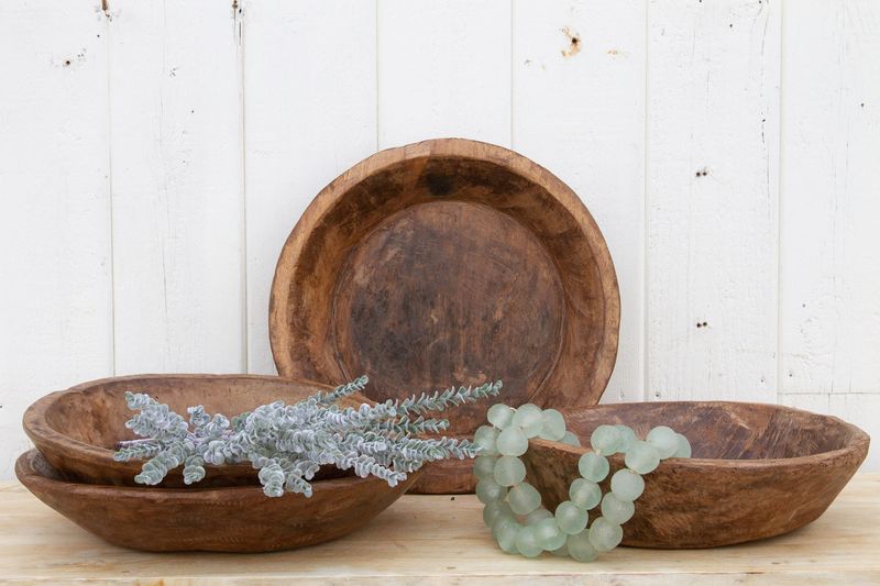 Wooden Dough Bowls