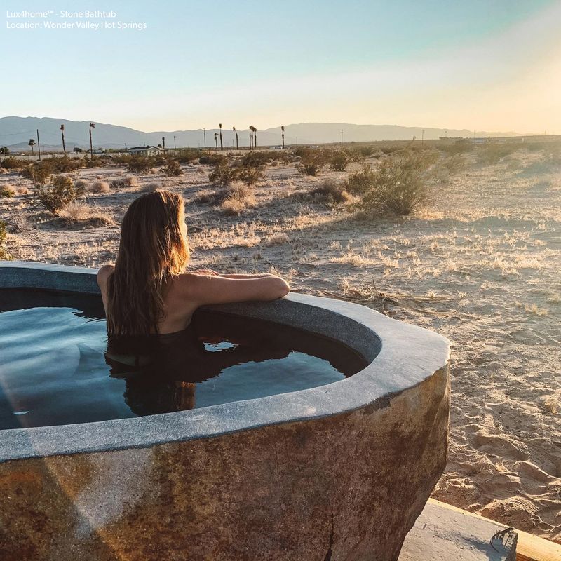 Natural Stone Carved Basin
