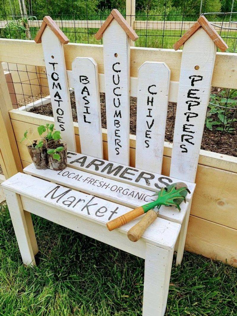 Wooden Benches And Stools