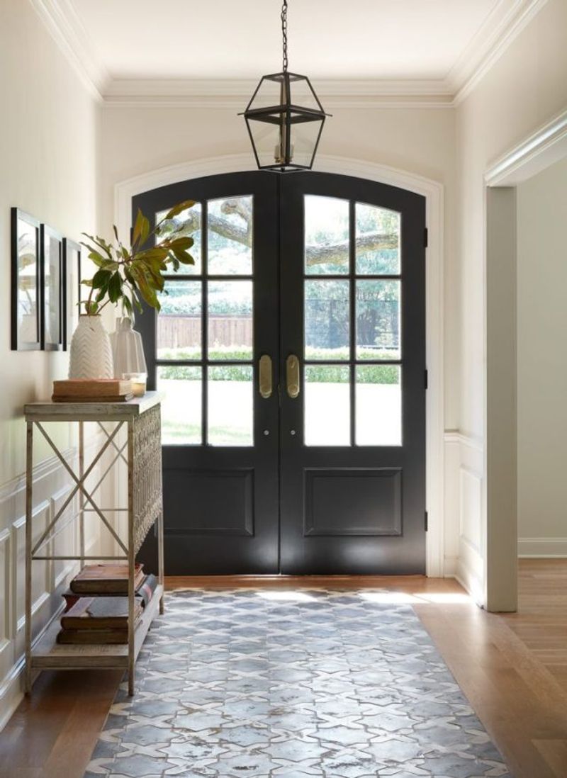 French Door Panel Treatments