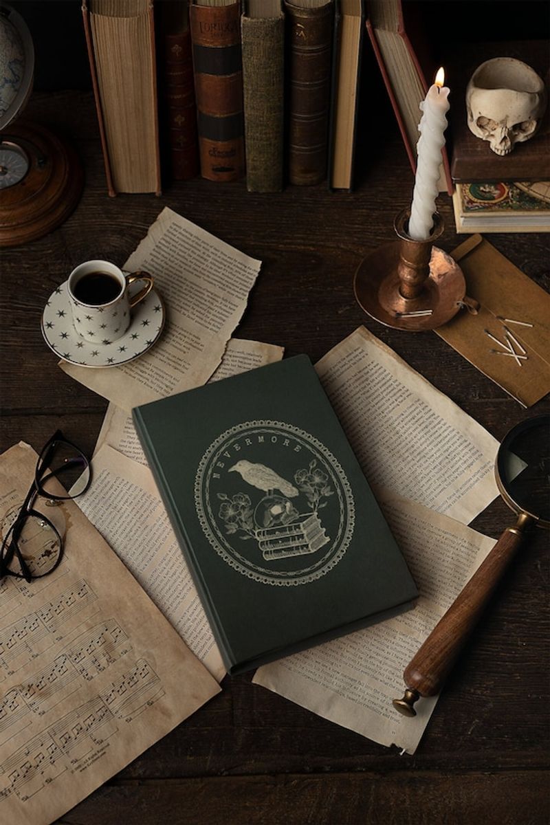 Leather-Bound Journal Display