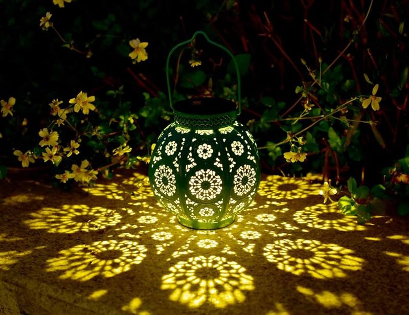 Moroccan Lanterns Cast Patterned Light