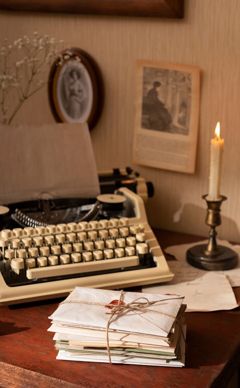 Vintage Typewriter Display