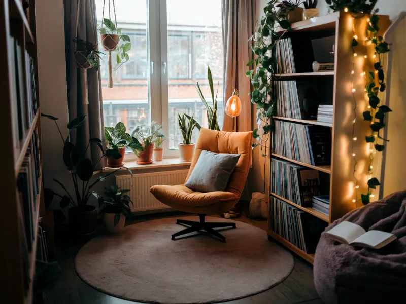 Marigold Yellow Reading Nook