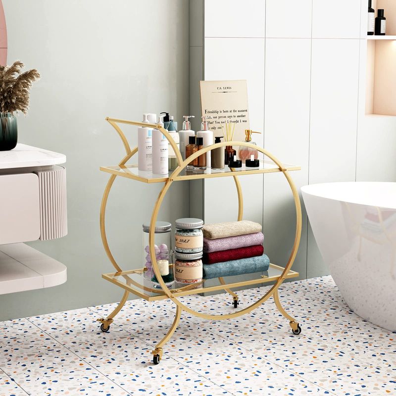 Rolling Bar Cart