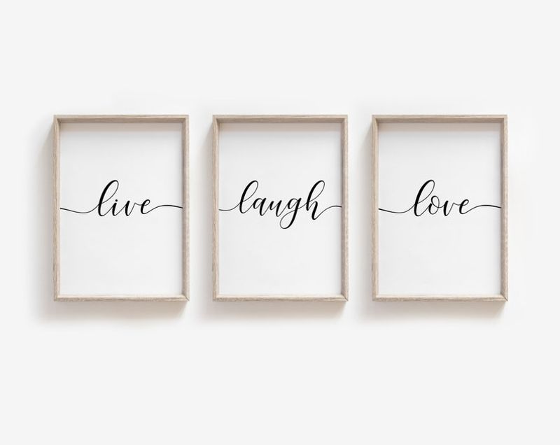 Live, Laugh, Litter: Word Art Overload