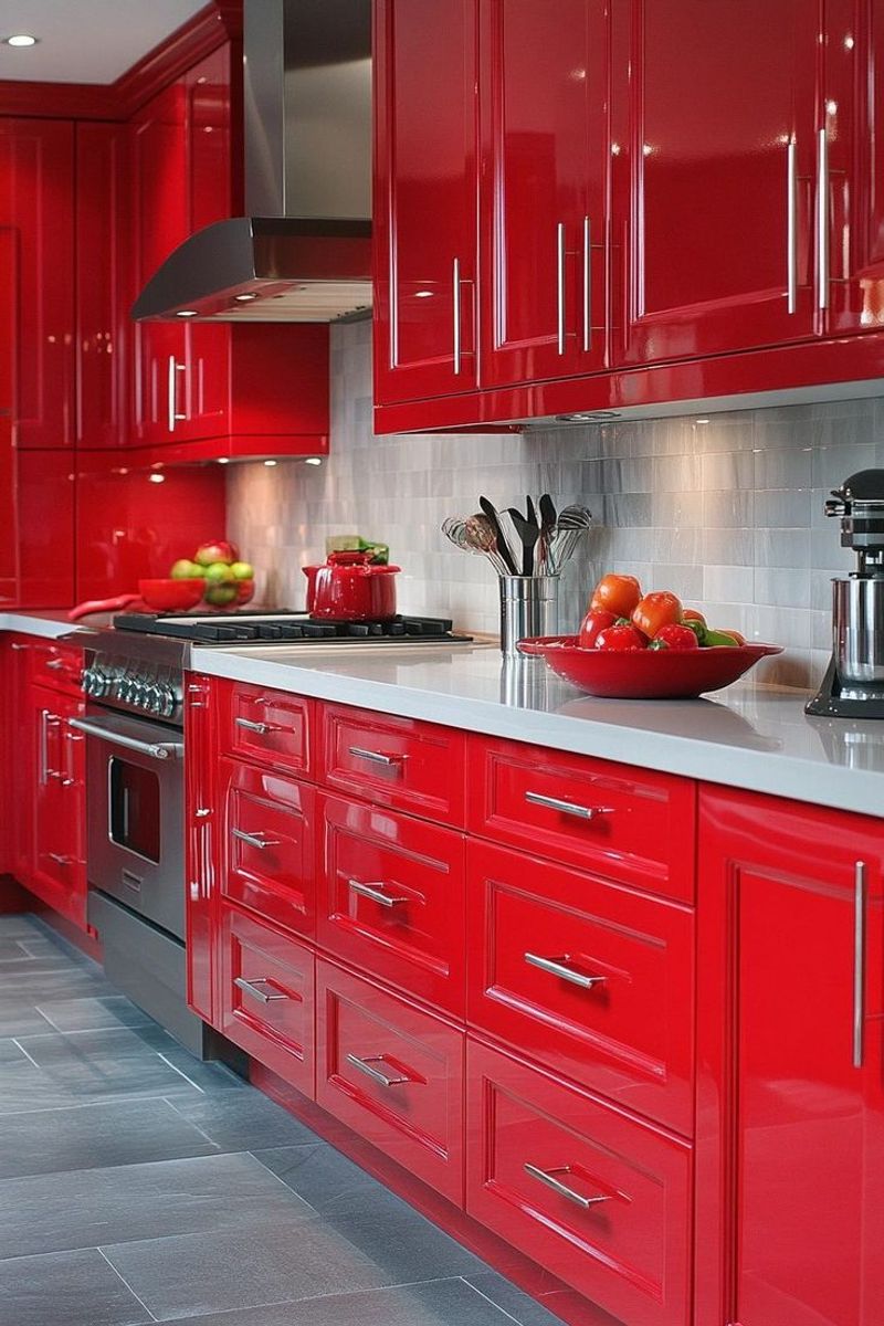 Glossy Red