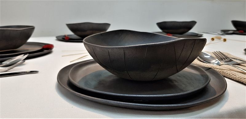 Brushed Clay Dinnerware