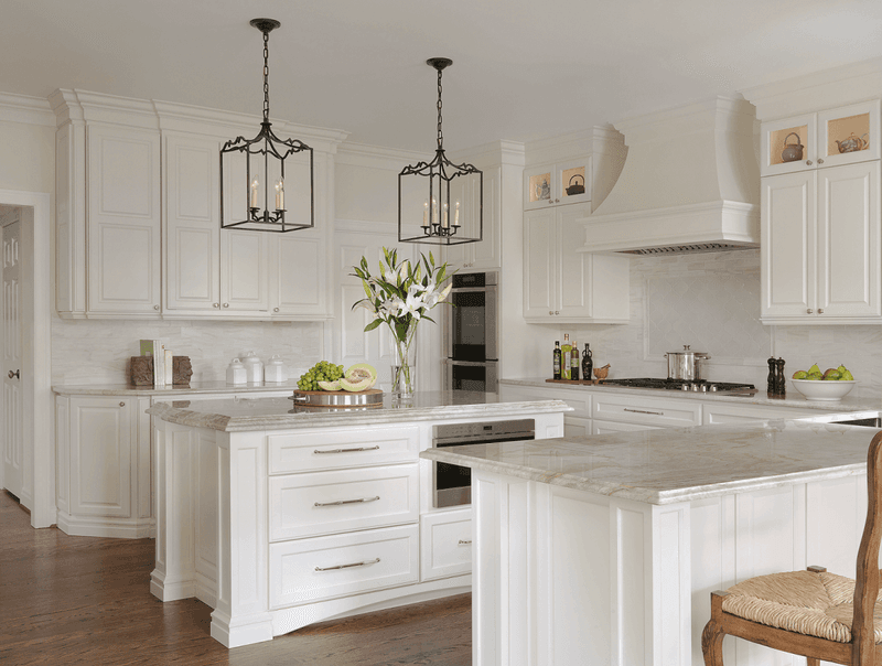 White Cabinets In Traditional Designs