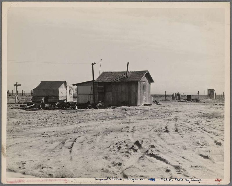 Great Depression Dust Bowl Shack (1936)