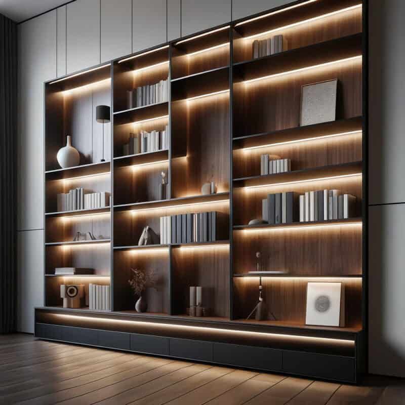 Bookcase Backdrop Glow