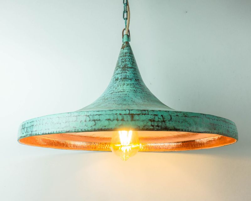 Vintage-Inspired Lighting With Patina