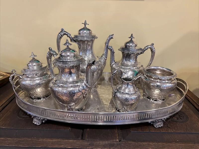 Worthless: Silverplate Tea Services