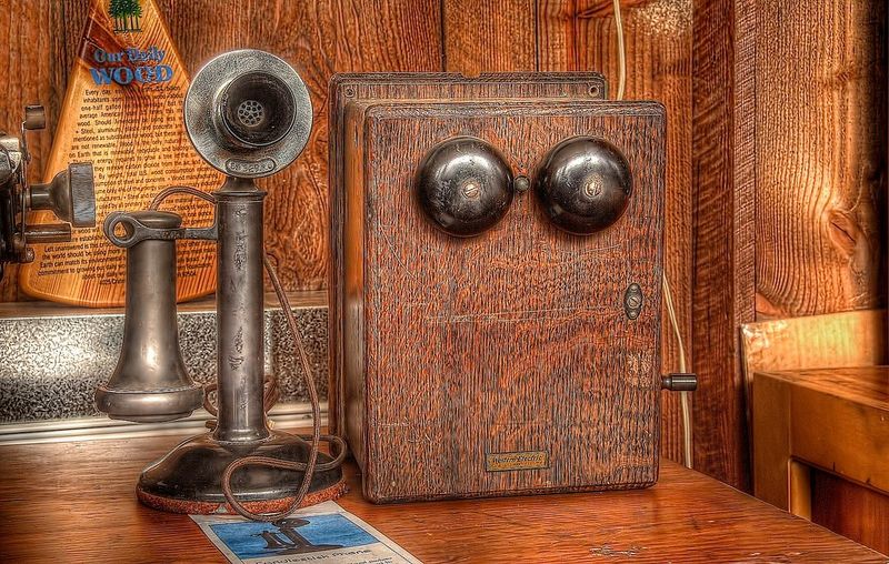 Worthless: Carved Wooden Wall Phones