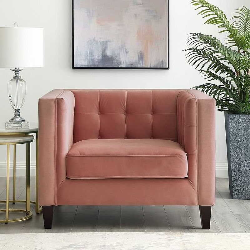 Velvet Accent Chair