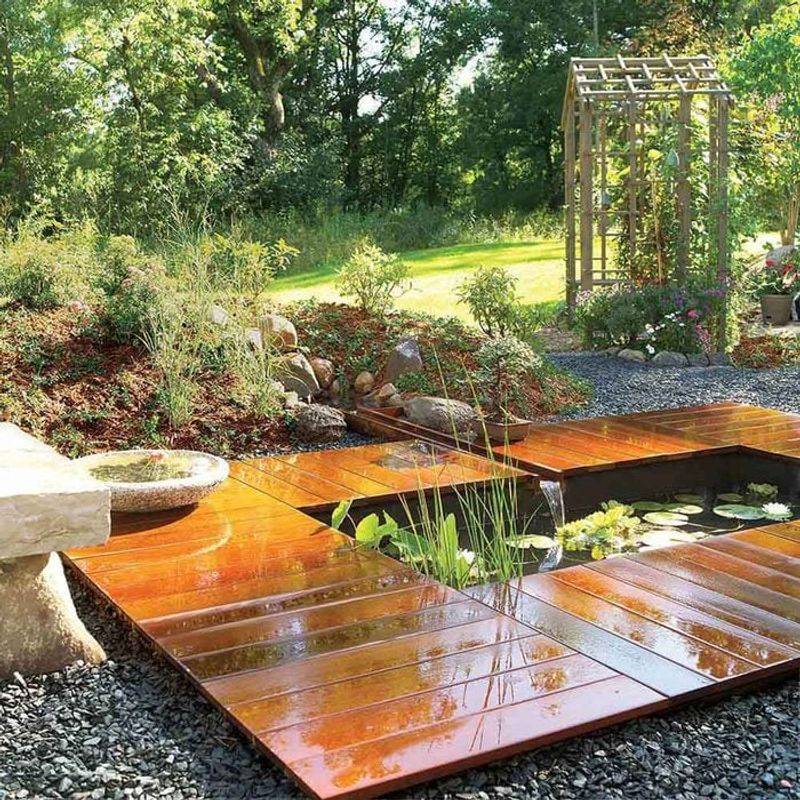 Floating Deck Pond