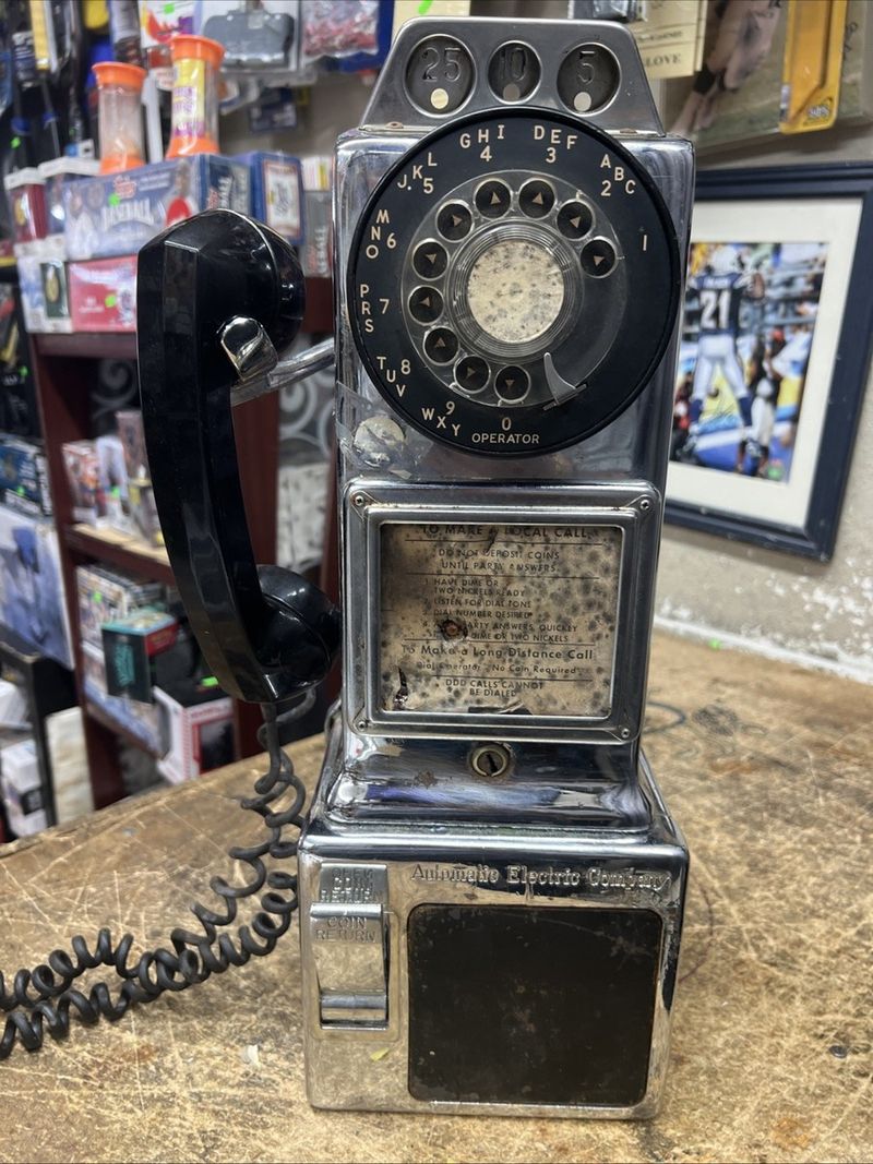 Rotary Phone Booth Coin Slots