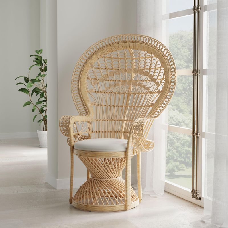Rattan Peacock Chairs