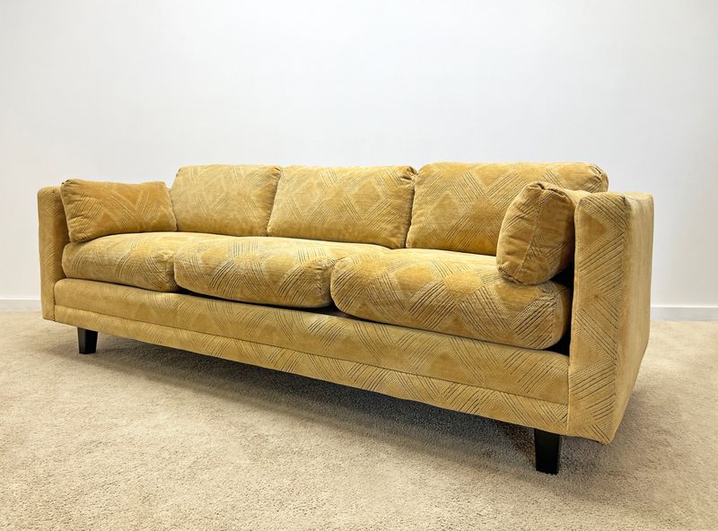 Mid-century tuxedo sofas