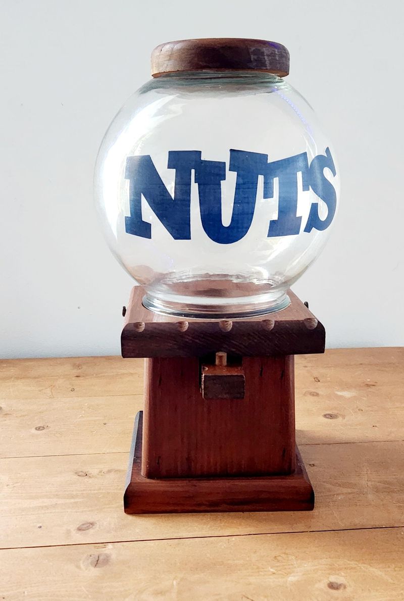 Antique Mechanical Coin-Operated Peanut Dispensers