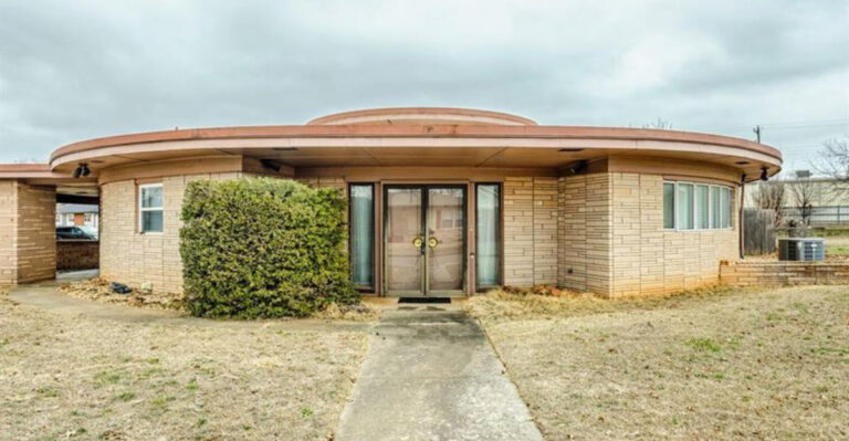 13 Photos Of The Unique Architectural Gem In Shawnee With Classic Interiors And Spacious Backyard