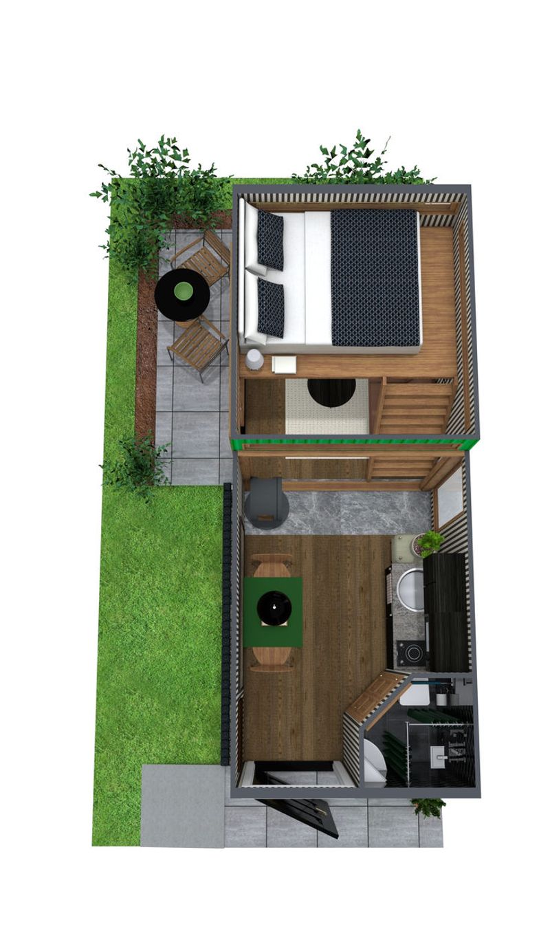 20x20 Loft-Style Home