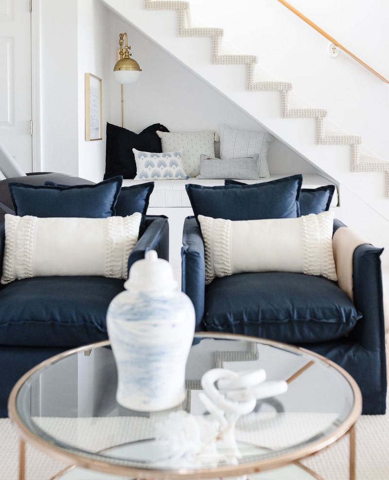 Classic Navy and White