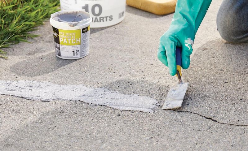 Cracked or uneven pavement