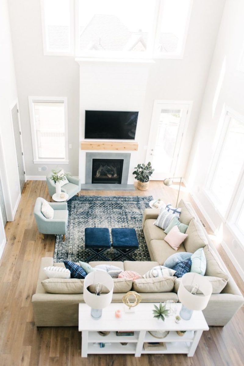 Couch Glued to the Wall