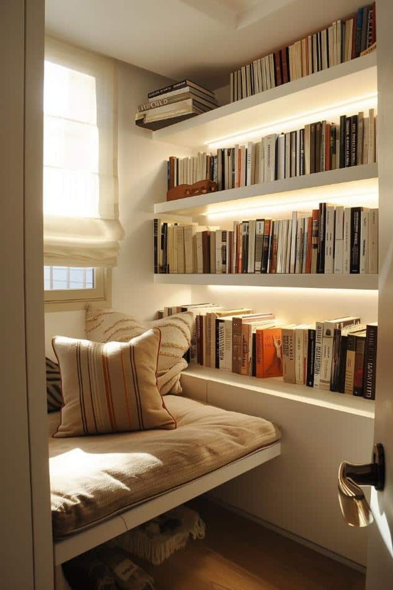 Transform Your Closet Into A Reading Nook