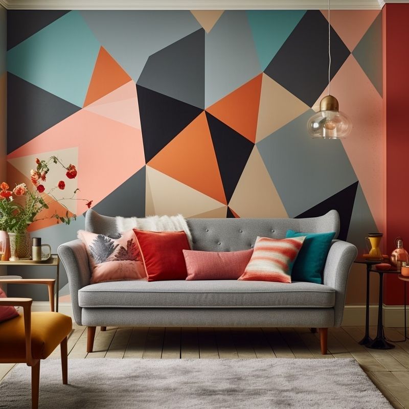 Create A Colorful Accent Wall