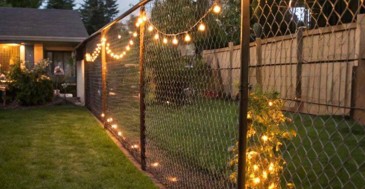 16 Unique Ways To Make A Basic Chain Link Fence Look Better And Add Curb Appeal