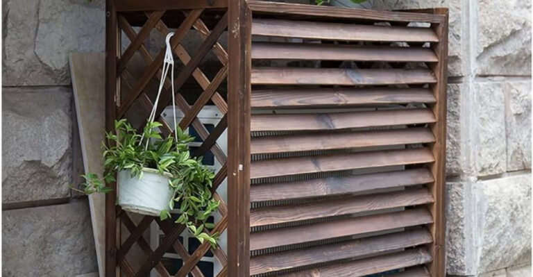 16 Ways To Hide An Air Conditioner Outside