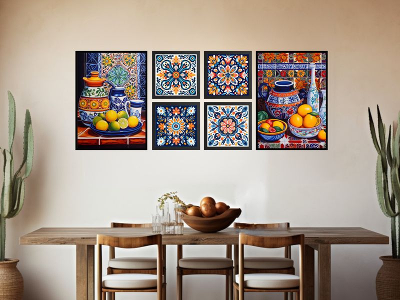 Talavera Pottery Display Walls