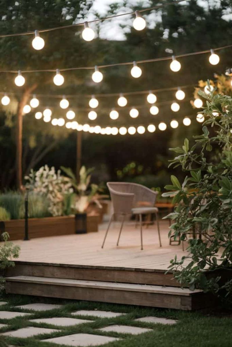 String Light Canopy