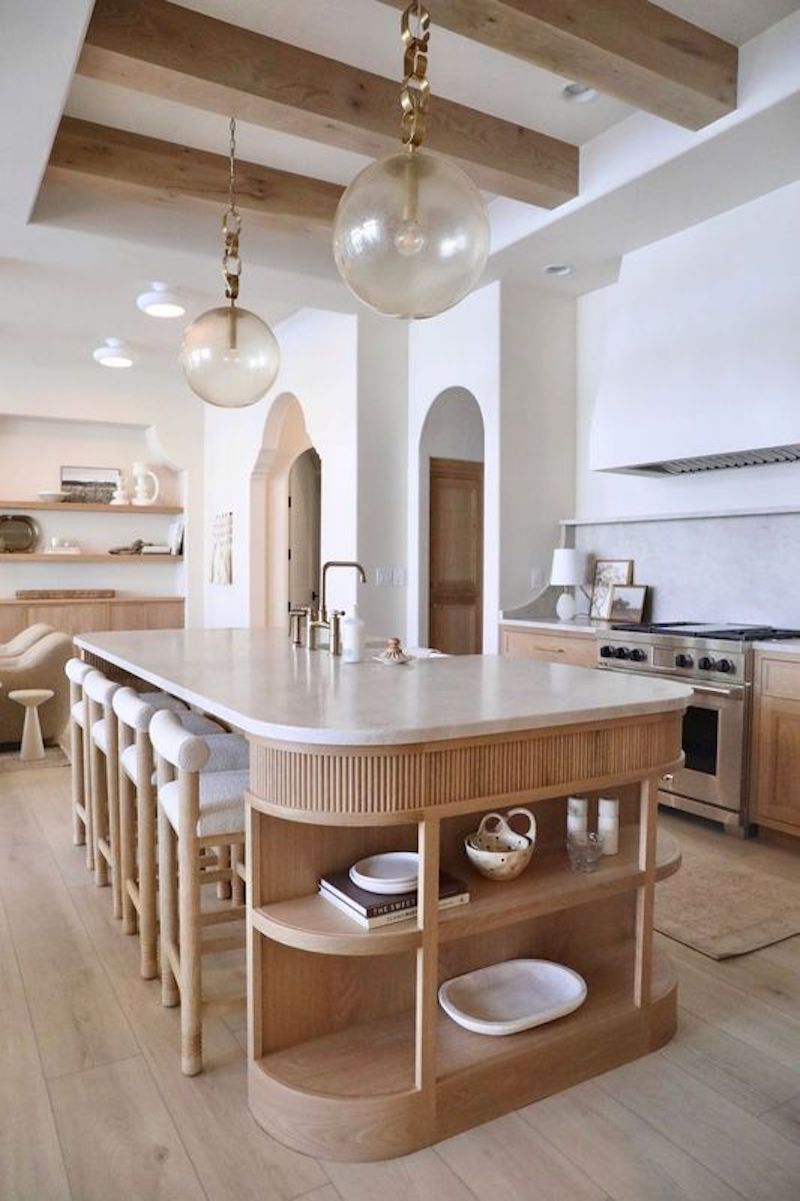 Curved Kitchen Islands 