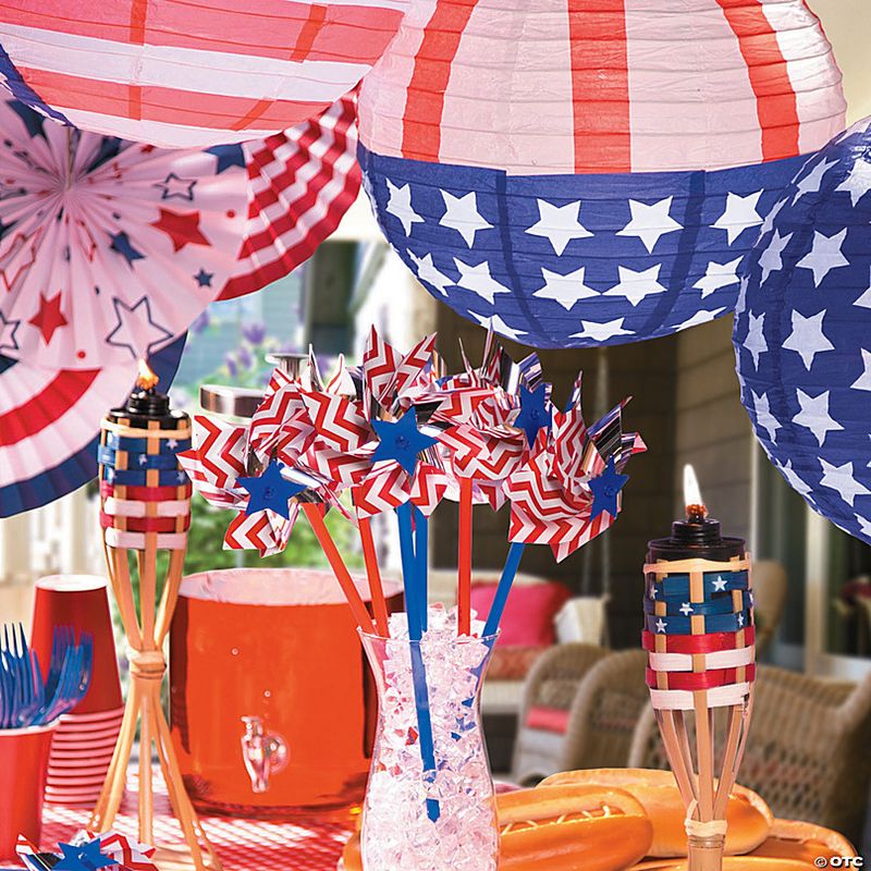 Patriotic Paper Lanterns
