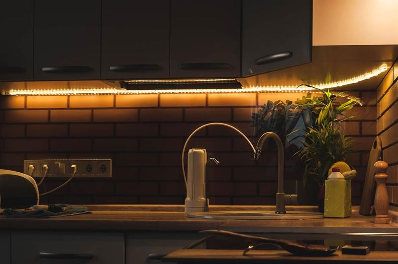 Stick-On LED Strip Lights Under Cabinets