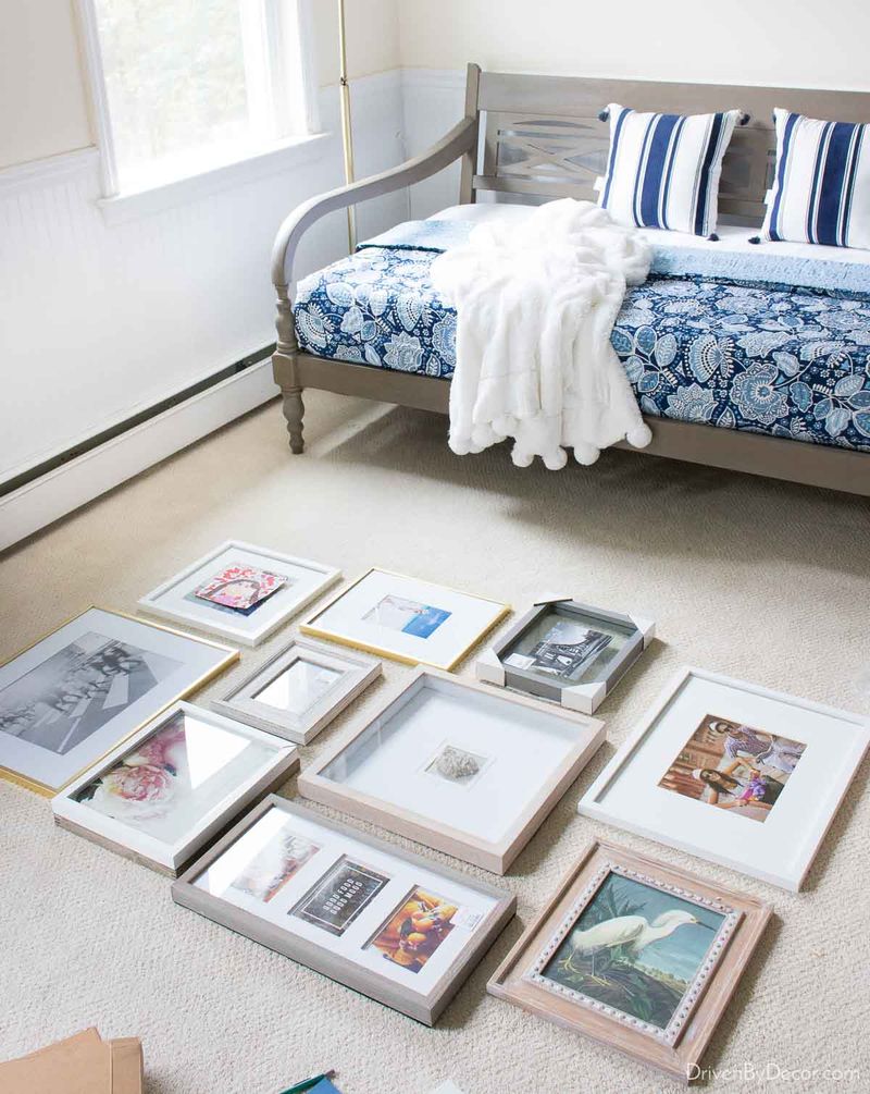 Plan your layout on the floor first